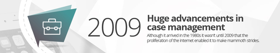 2009/2010 – Advancements in case management