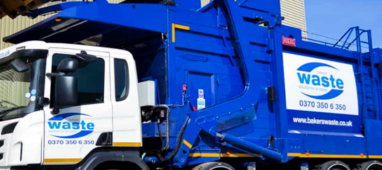 Bakers Waste waste truck 