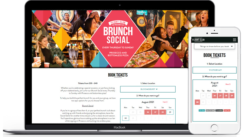 Hospitality custom branding screenshot