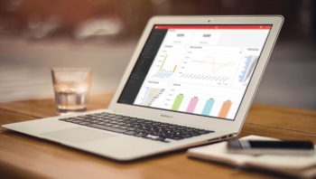 Macbook with features screen