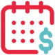 Calendar Pay Frequency Icon Full Colour Tiny
