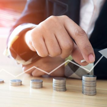 Man improving his cash flow forecasting