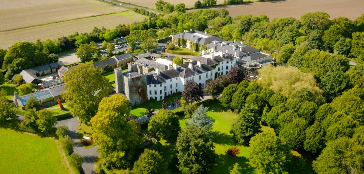 Barberstown Castle Aerial View