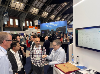 crowd on the expo floor at nhs confed 2025