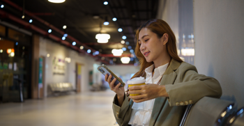 employee taking a break