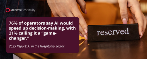 76% of operators say AI would speed up decision-making, with 21% calling it a "game-changer"