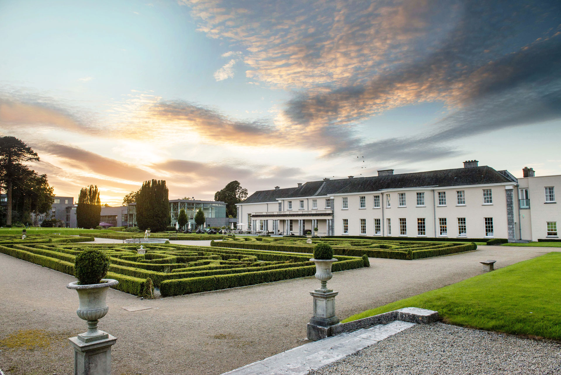 Castlemartyr Exterior with Maze