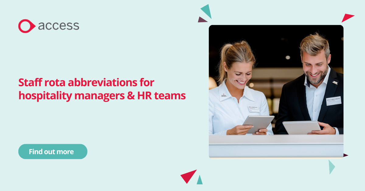 Staff Rota Abbreviations for Hospitality Managers and HR Teams