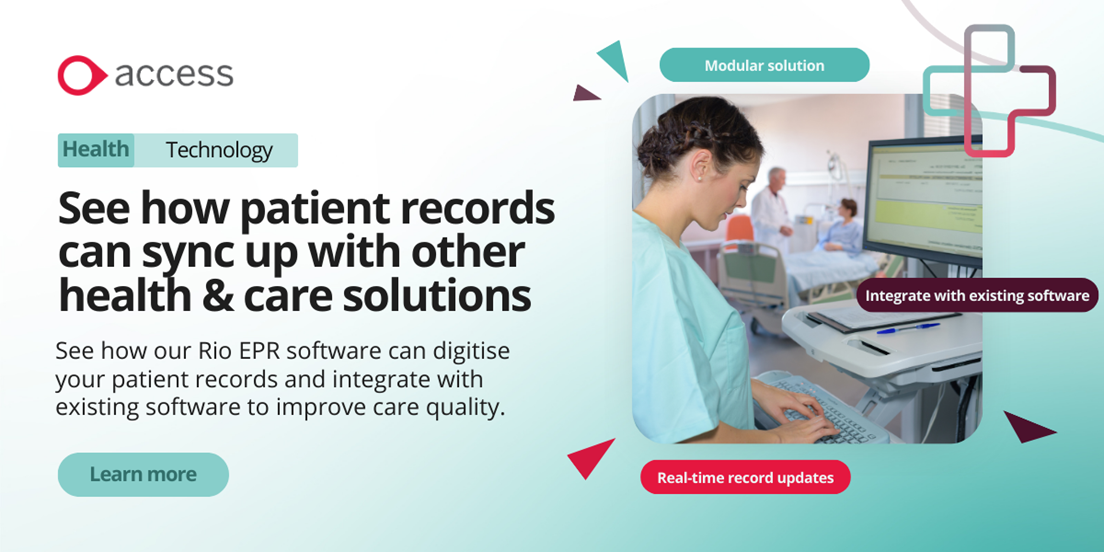 Electronic health records call to action promotion banner