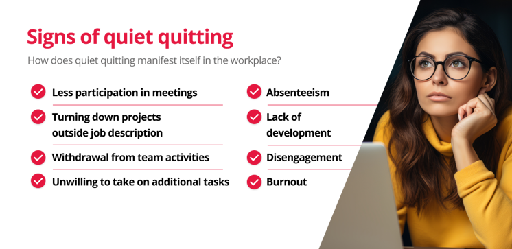 Quiet quitting examples