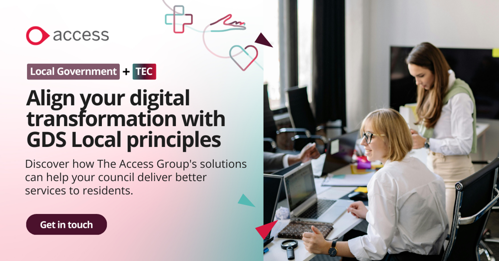 A promotional banner offering our support in choosing appropriate software solutions for local government.