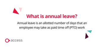 What is annual leave?