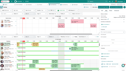 Access Care Rostering | Care Management Software | Access