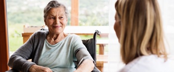 image to show tenant talking to landlord to increase landlord engagement when preventing homelessness