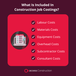 What Is Included In Construction Job Costings?