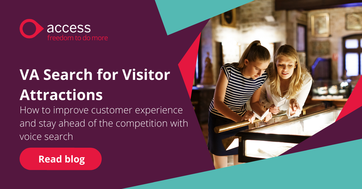 What does voiceactivated search mean for visitor attraction