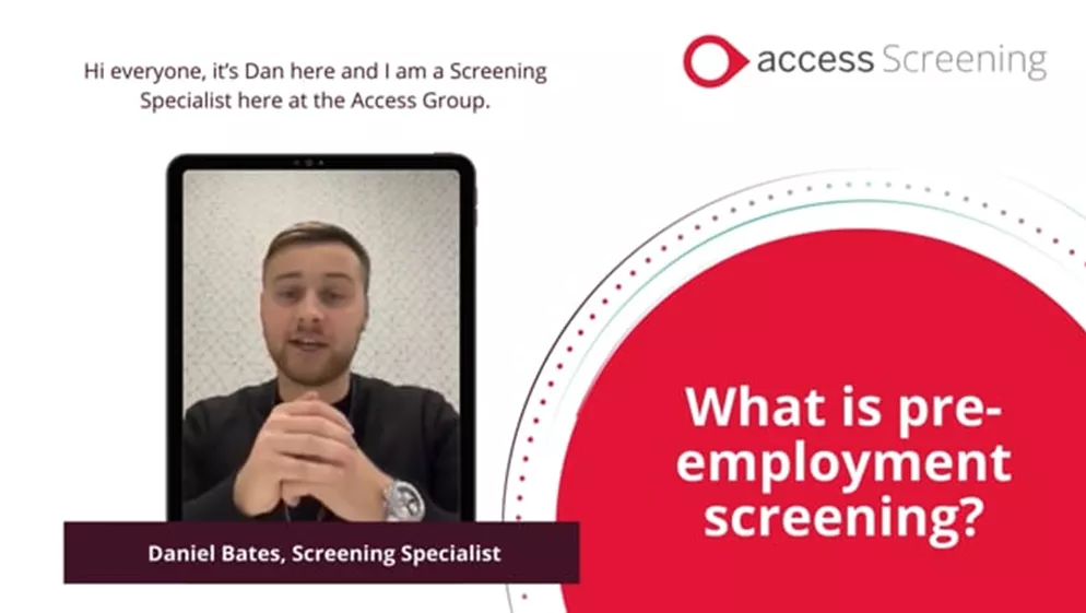 what is pre employment screening