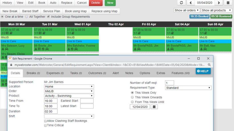 Workforce scheduling software | Webroster