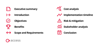 LMS business case template