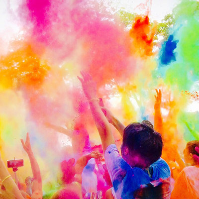 A colorful festival