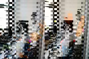 Local authority workers in an office.